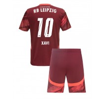 RB Leipzig Xavi Simons #10 Koszulka Wyjazdowa dzieci 2024-25 Krótki Rękaw (+ krótkie spodenki)